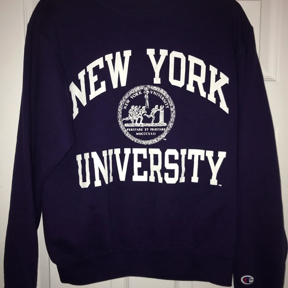 NYU Champion crew neck - Picture 1 of 1
